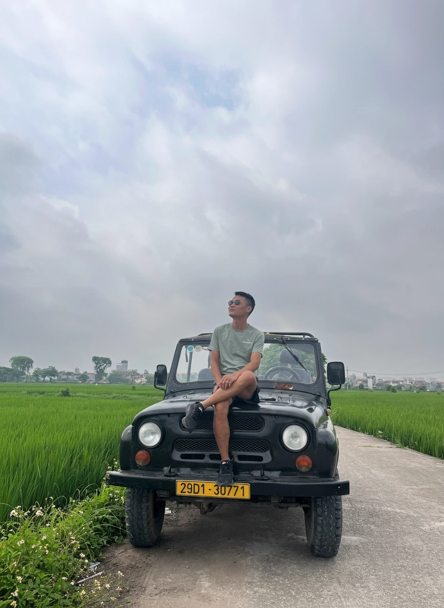 Explore Hanoi Countryside & Co Loa Citadel Tour by Army Jeep